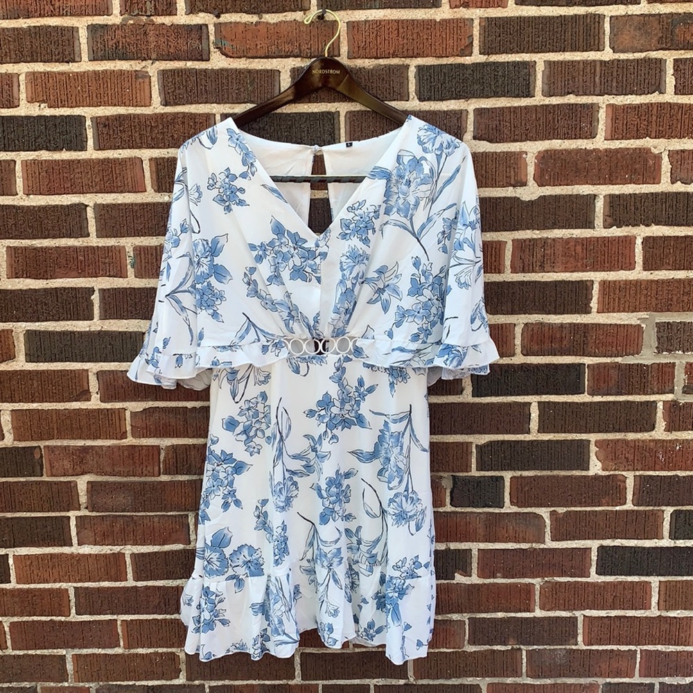 Floral print dress